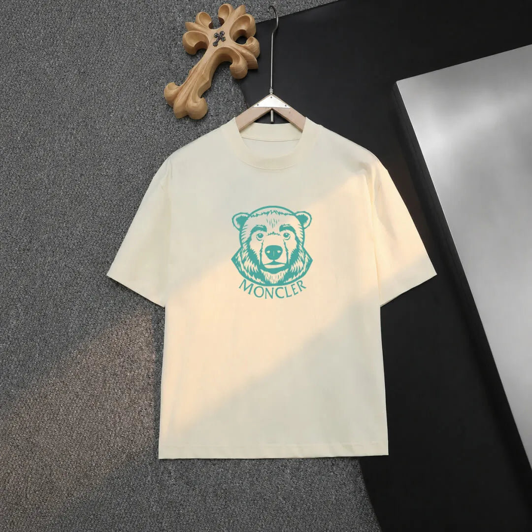 Bear Head Print T‑shirt