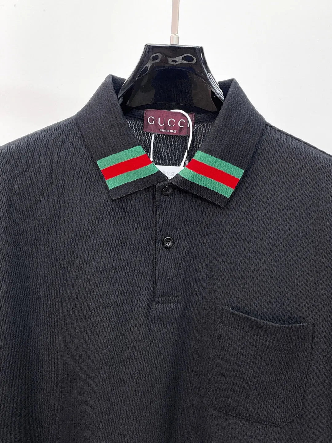 Classic Contrast Striped Polo Shirt