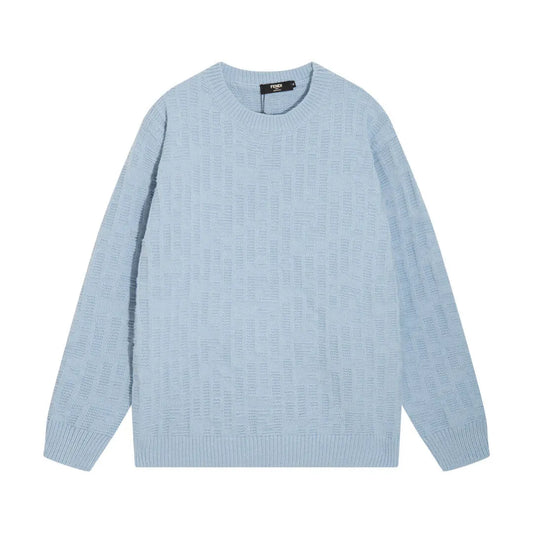 Tone‑on‑Tone Jacquard Sweater