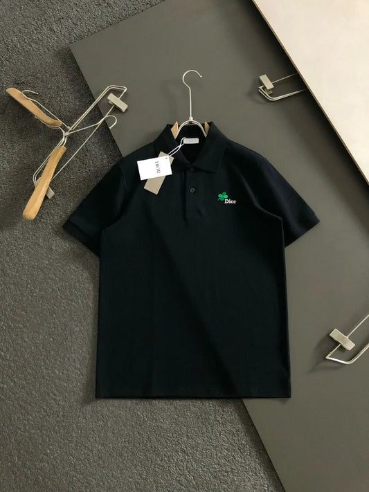 Clover Embroidered Polo Shirt