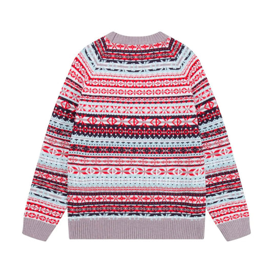 Retro Geo Jacquard Knit