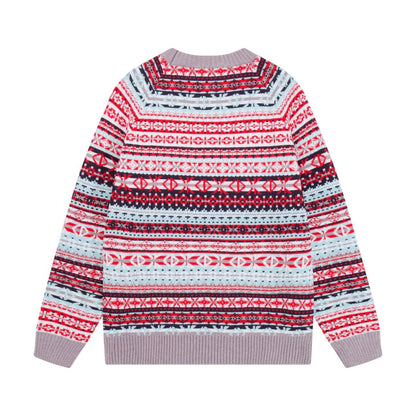 Retro Geo Jacquard Knit