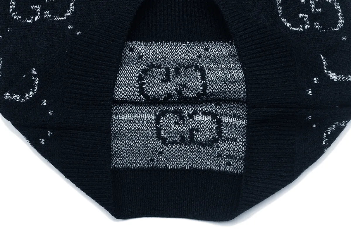 Vintage Jacquard Crew Neck Knit Sweater