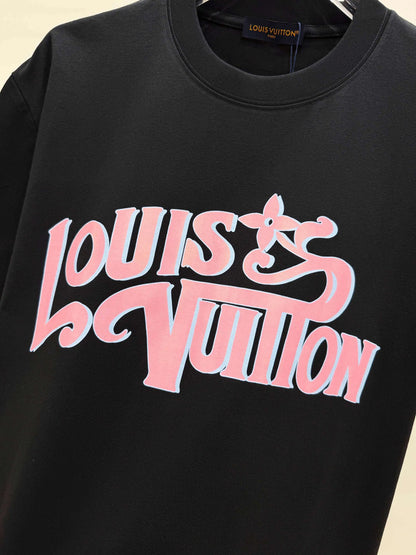 3D Shadow Graffiti Letter Print T-Shirt