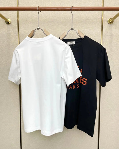 Orange Pattern Print T-Shirt