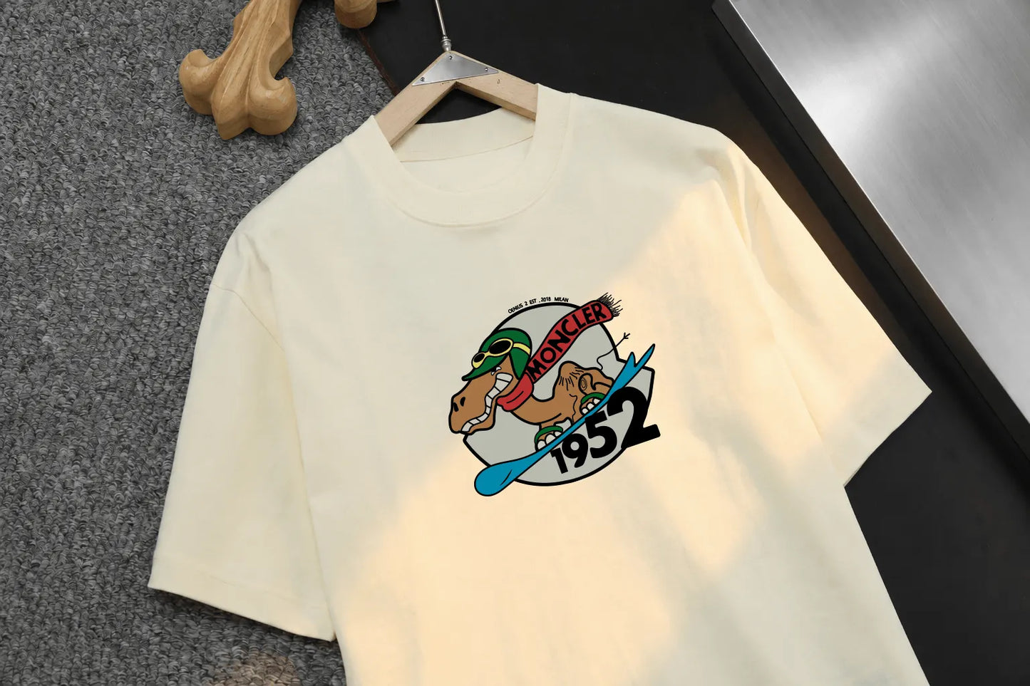 Ski Camel Print T‑Shirt