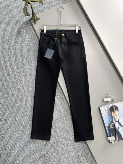 Patch Straight Jeans