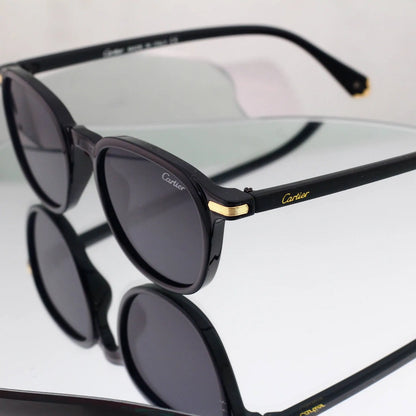 Vintage Round Thin Frame Sunglasses