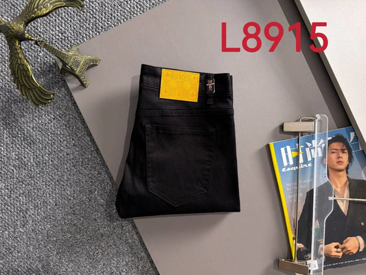 Contrast Patch Stretch Jeans