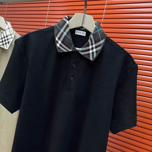 Striped Collared Polo Shirt