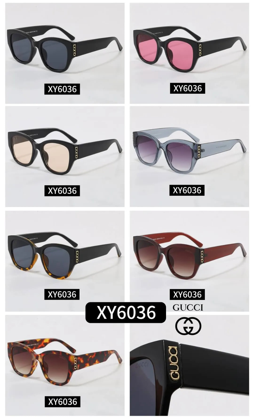 Square Letter Sunglasses