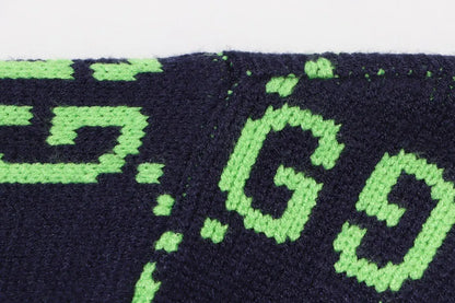 Lime Jacquard Knit Sweater