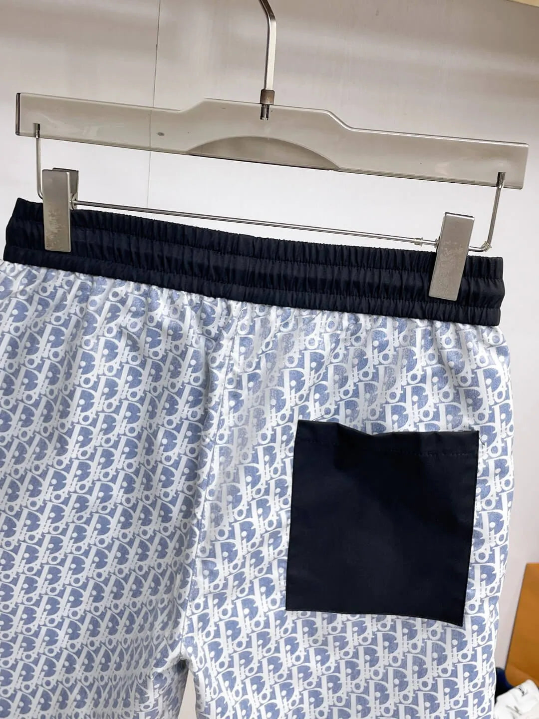 Label Badge Monogram Printed Shorts