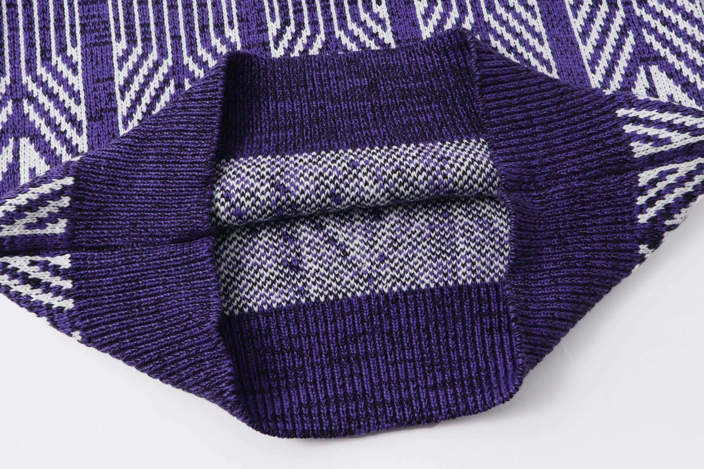 Geometric Jacquard Sweater