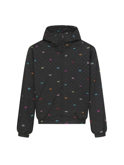Color Jacquard Canvas Jacket