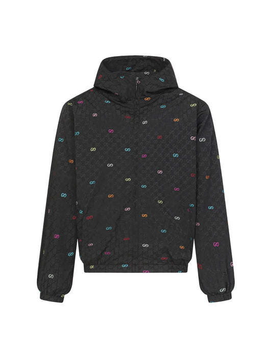 Color Jacquard Canvas Jacket