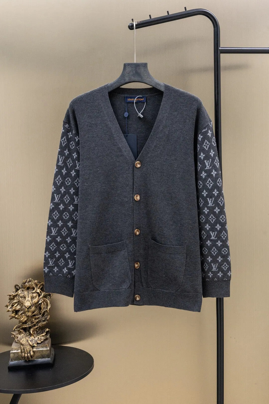 Cashmere‑Blend Knit Cardigan Jacket
