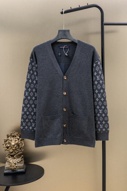 Cashmere‑Blend Knit Cardigan Jacket