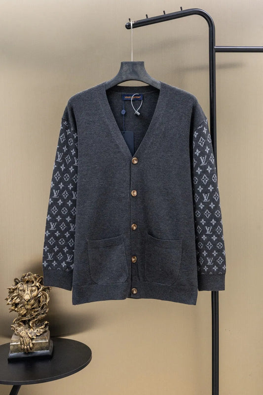 Cashmere‑Blend Knit Cardigan Jacket