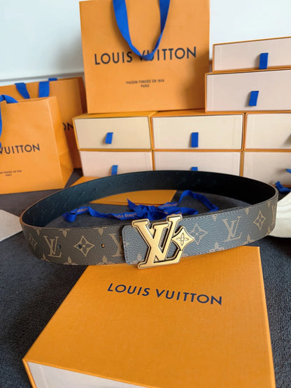 New Style Retro-Pattern Calfskin Leather Belt