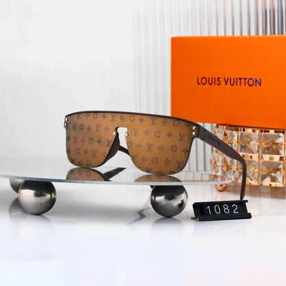 All-Over Print Square Shield Sunglasses