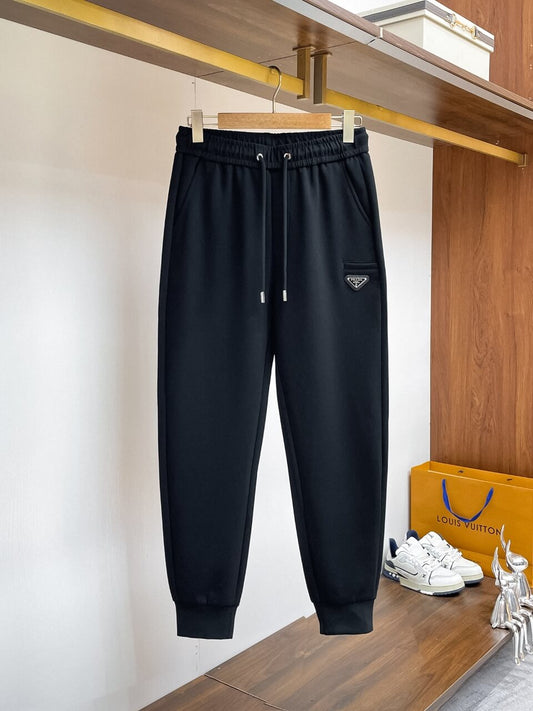 Triangle Metal Badge Jogger Pants