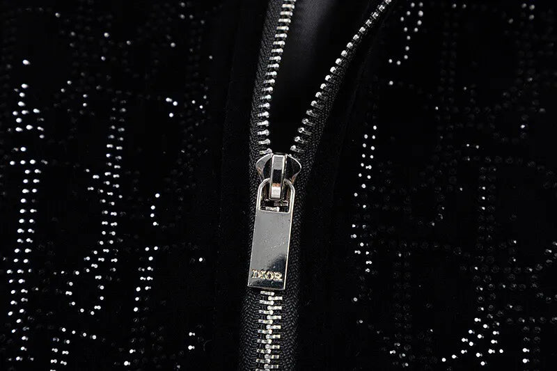 Rhinestone Letter Jacket