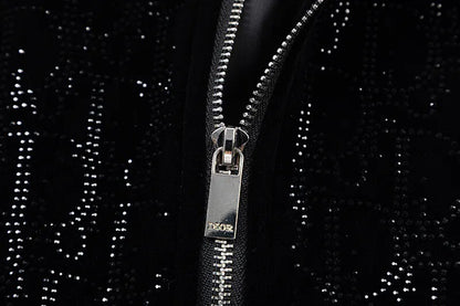 Rhinestone Letter Jacket