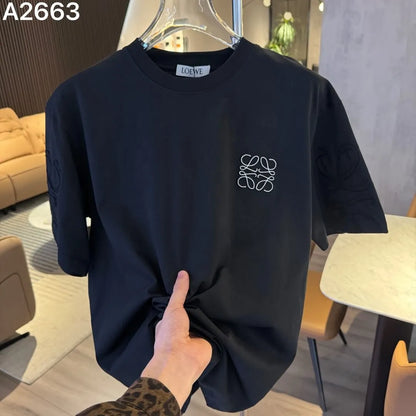 Classic Pattern Embroidered T‑Shirt