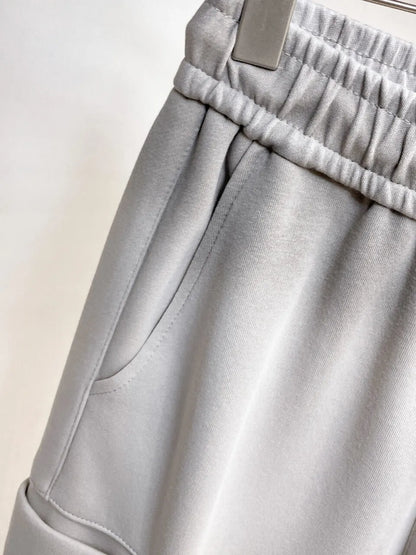 Dual‑Cargo Pocket Triangle  Pants