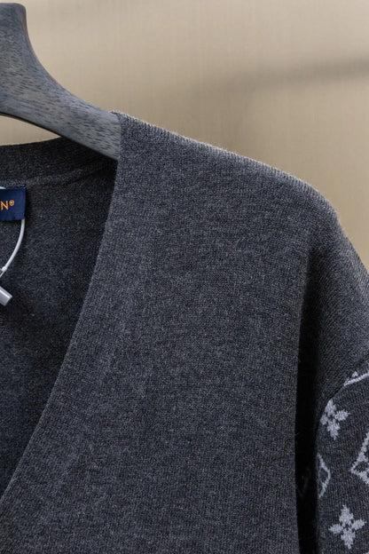 Cashmere‑Blend Knit Cardigan Jacket