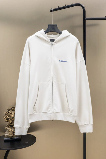 Classic Embroidery Hooded Jacket