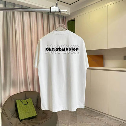 Contrast Crew Neck Casual T‑Shirt