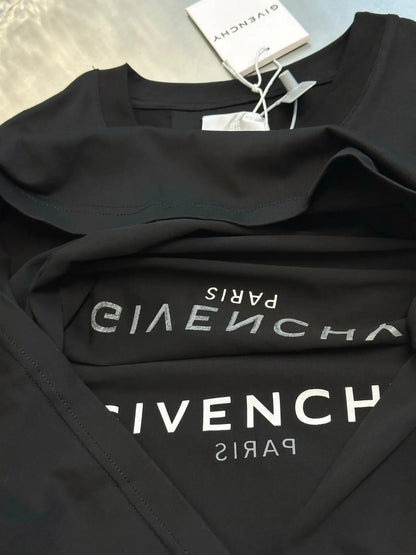 Minimalist Reverse Letter Print T-Shirt