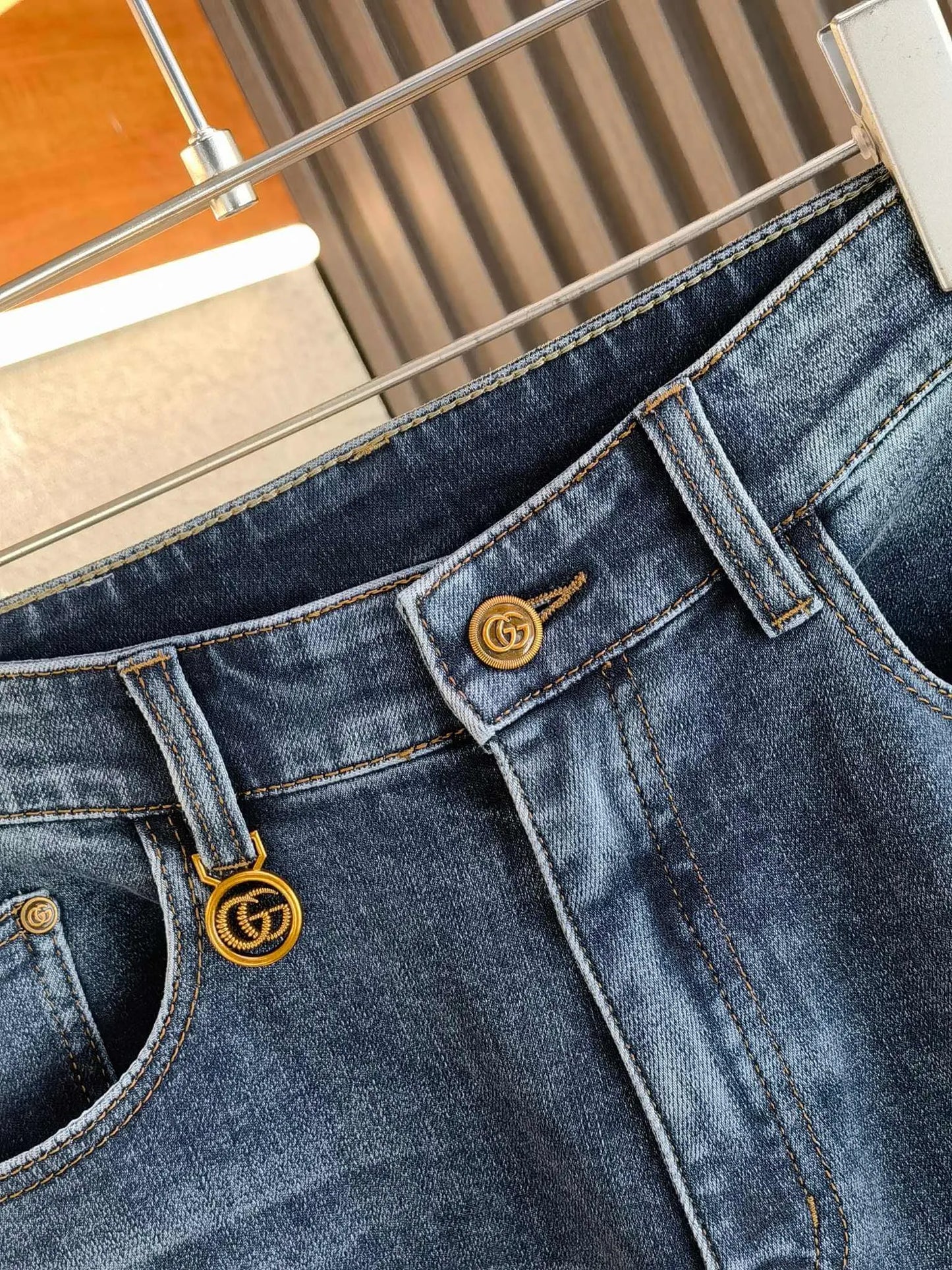 Classic Double G Denim Pants