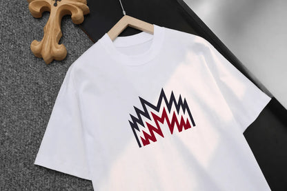 Zig‑zag M Print T‑Shirt