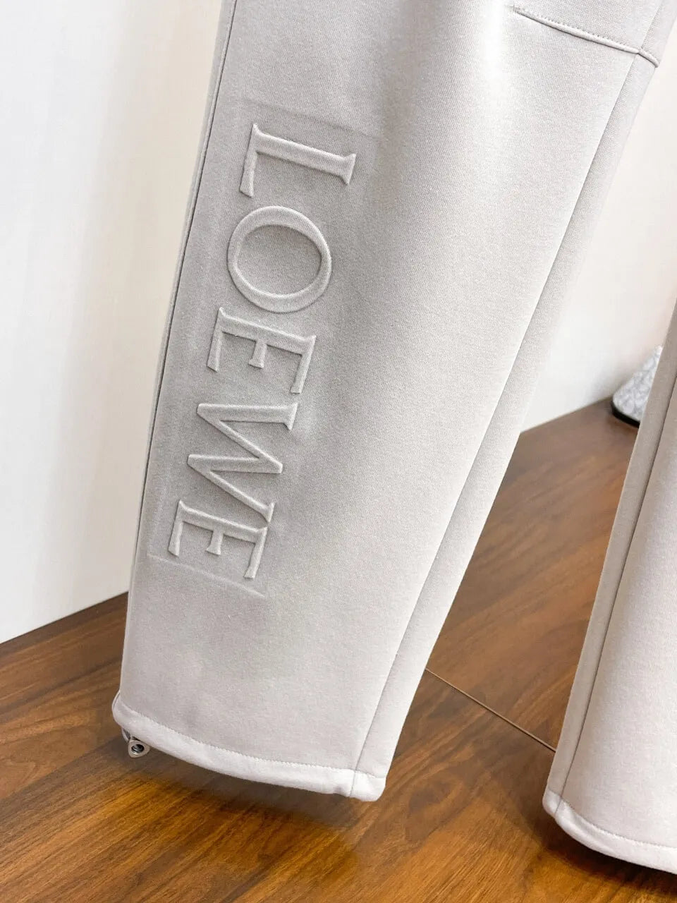Dual‑Embossed  Relaxed Fit Pants