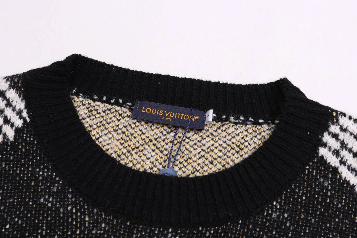 Argyle Letter Sweater