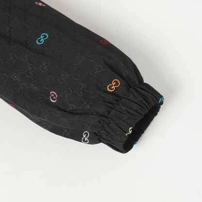 Color Jacquard Canvas Jacket
