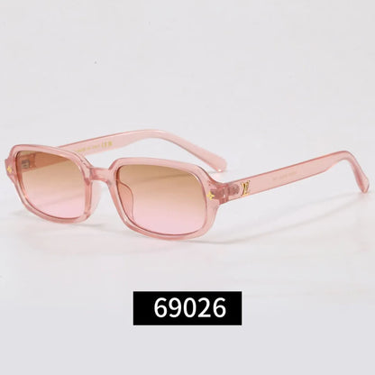 Vintage Narrow Rectangle Sunglasses
