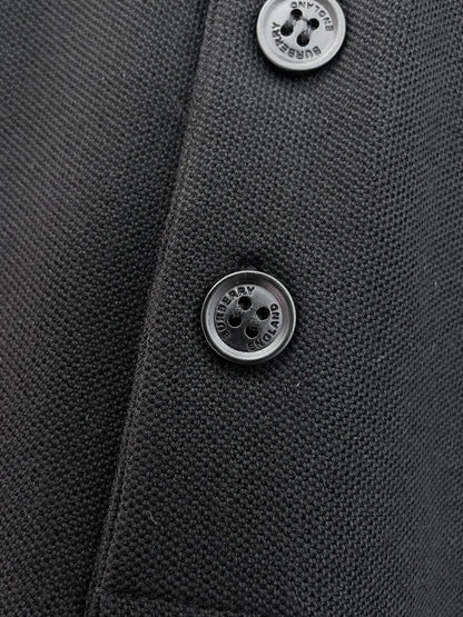 Letter Embroidered Polo Shirt