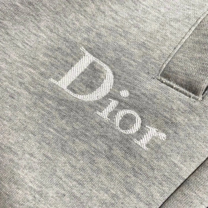 Letter Embroidery Straight Sweat Pants