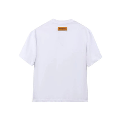 Shadow Diagonal Letter Print T-Shirt