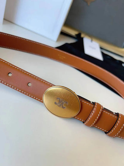Top‑Grade Imported Cowhide Belt