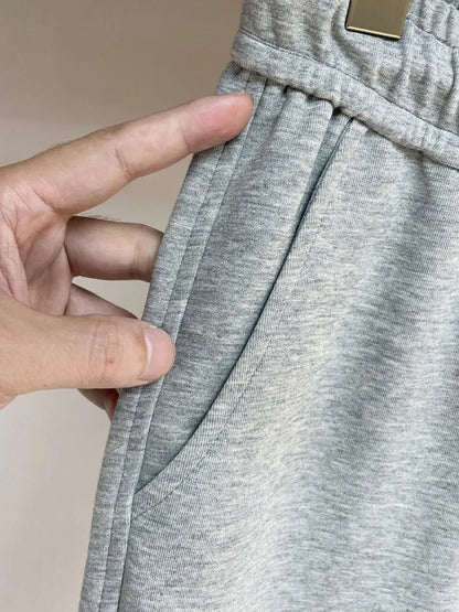 Print Straight‑Leg sweatpants