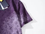 Gradient Jacquard LetterT-Shirt