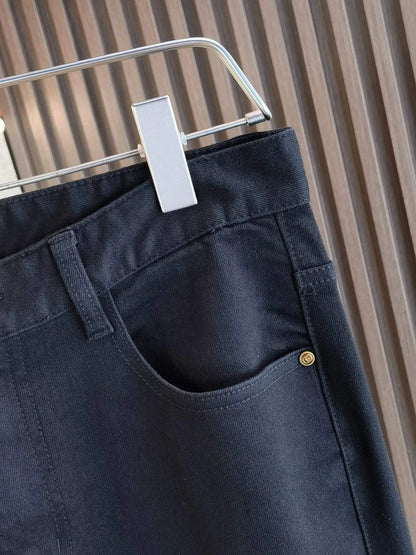 Double G Metal Emblem Jeans