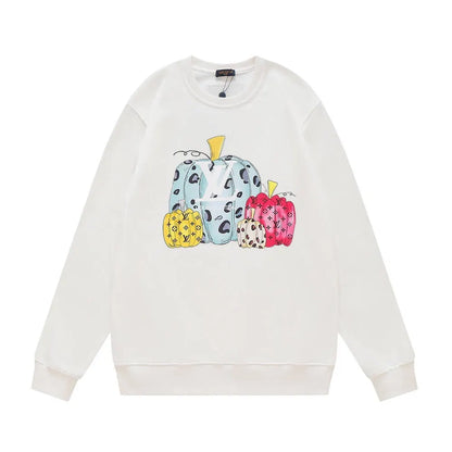 Pumpkin Element Printing Sweatshirt
