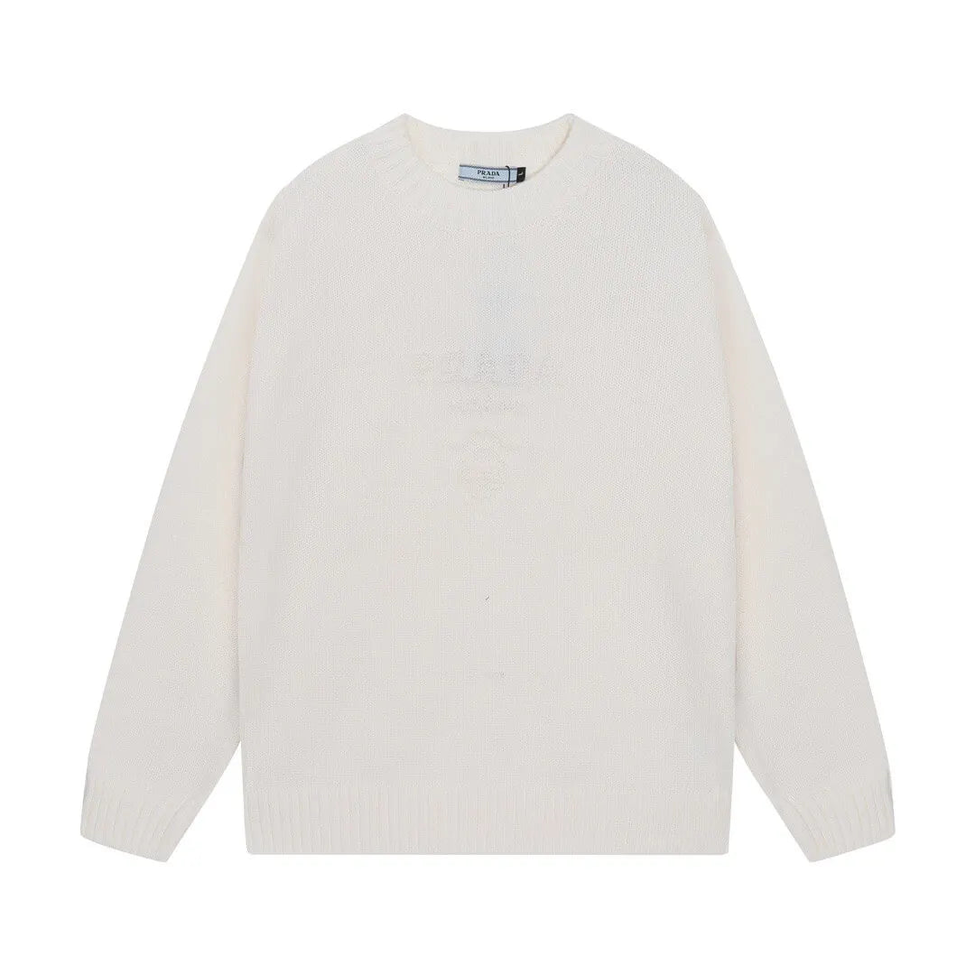 Tone‑on‑Tone Cream Sweater