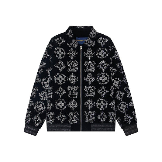 Rhinestone Baseball Jacket